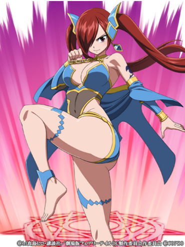 donnie frank recommends erza scarlet sexy armor pic