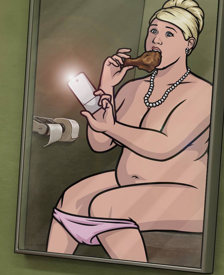 ashley echols recommends pam from archer naked pic