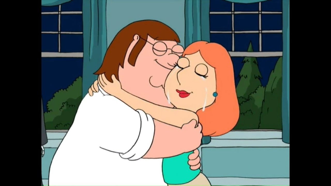 aria malak recommends peter and lois kiss pic