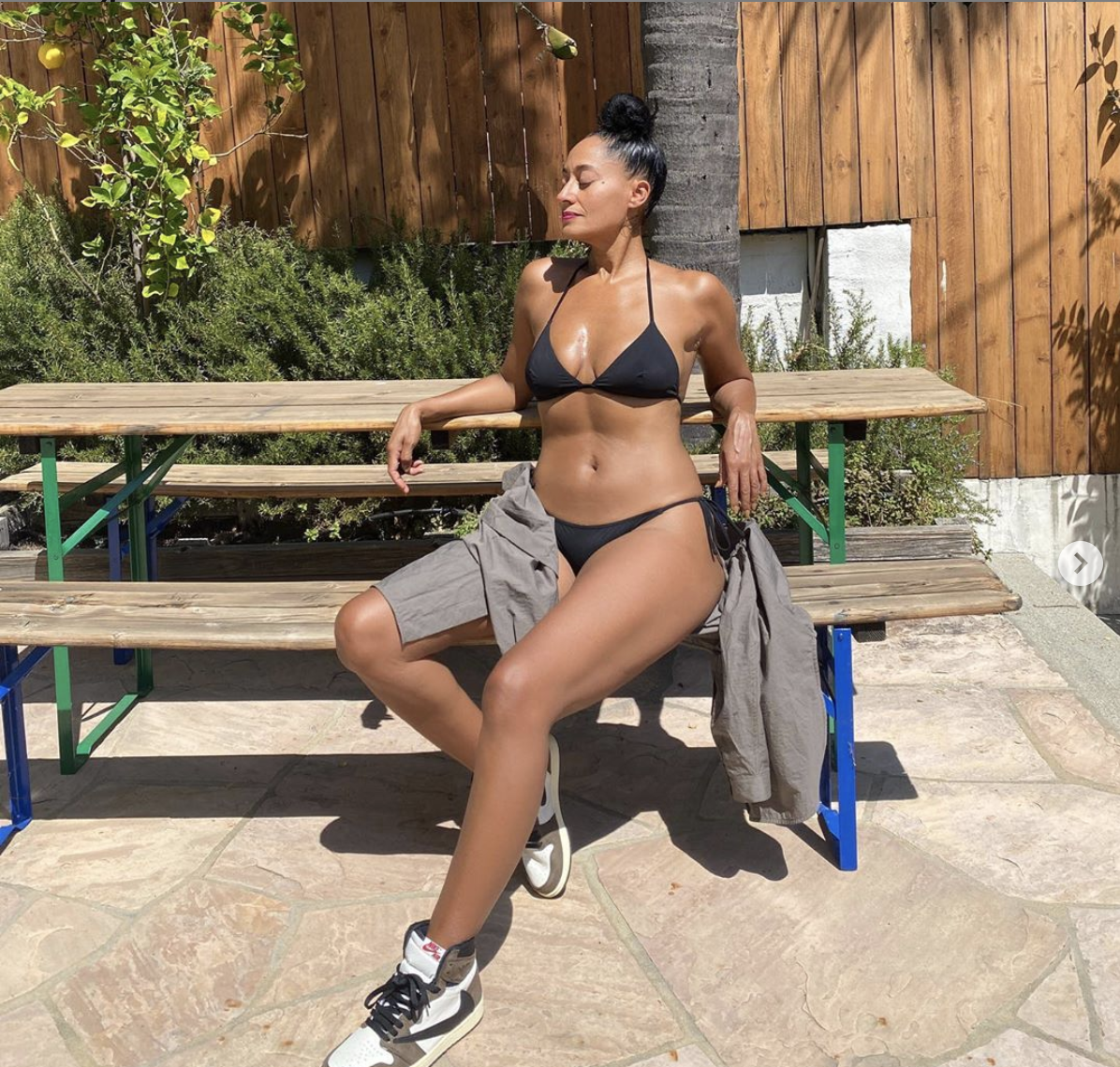 Tracee Ellis Ross Topless st ouen