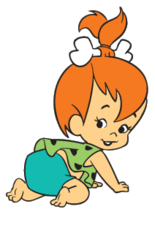 anshita garg recommends images of pebbles from flintstones pic