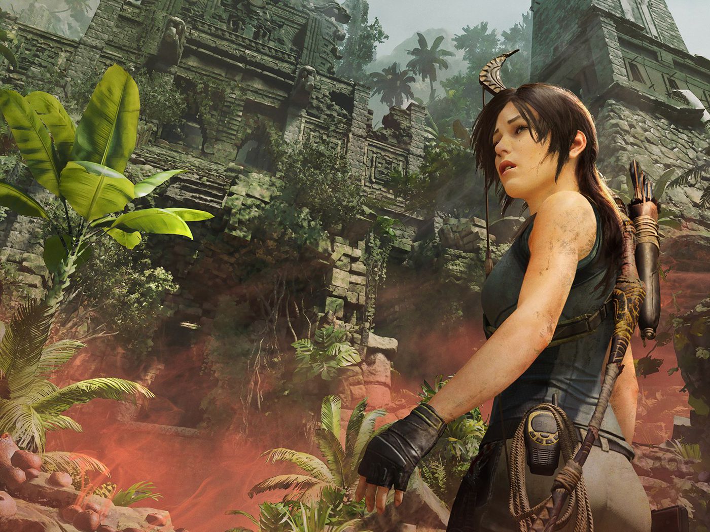 danielle cowley recommends laura croft in trouble pic