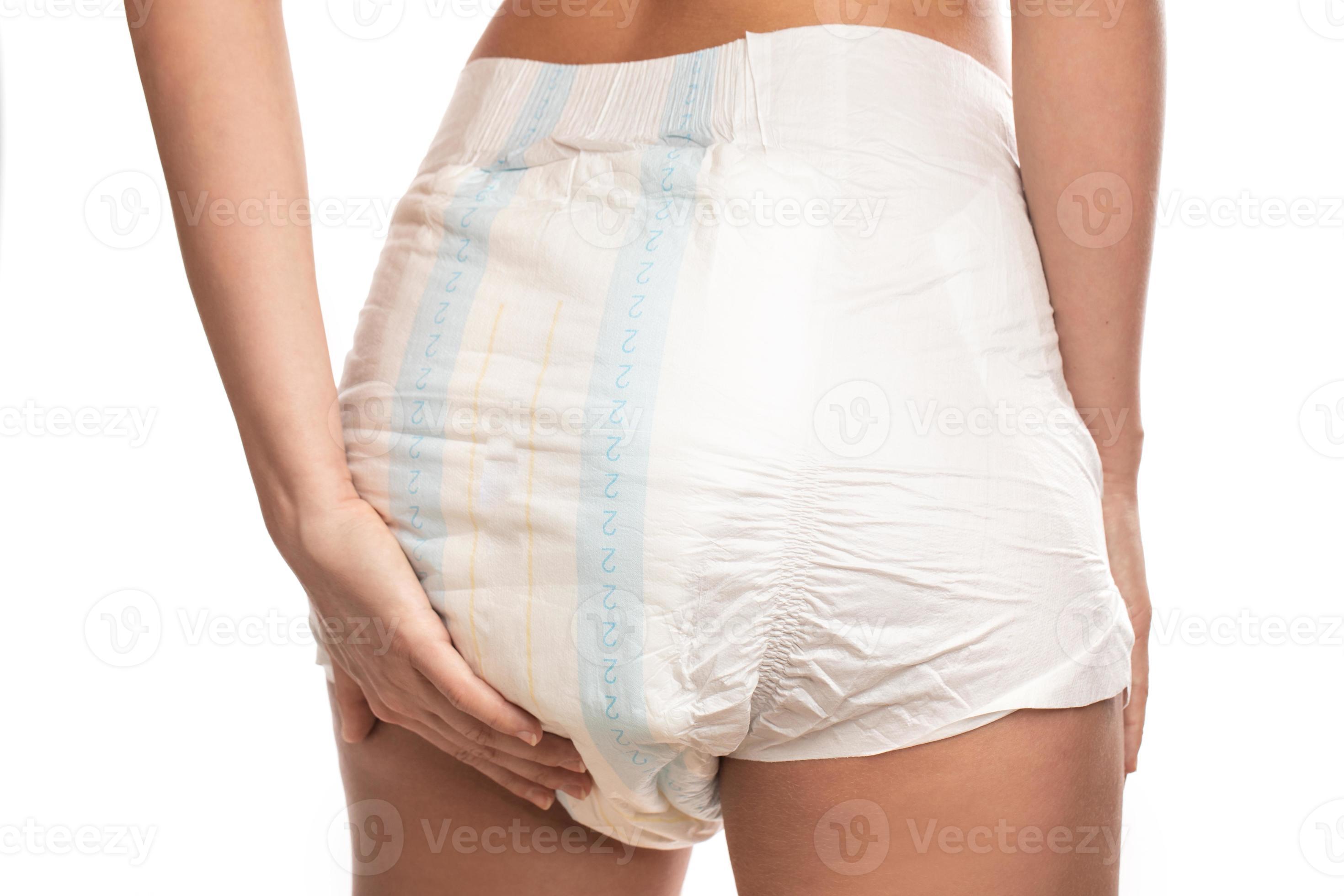 pictures of women wearing diapers