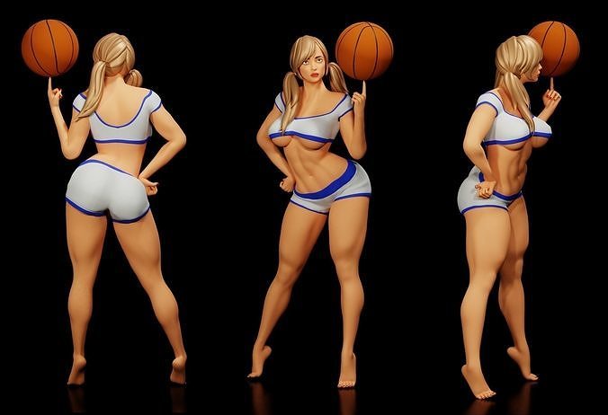 claire sweetman add photo thong models playing basketball