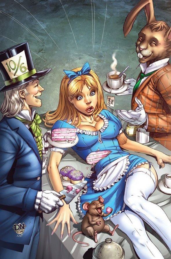 Sexy Alice In Wonderland Drawings jenny summers