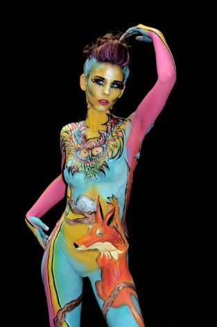 deisi lopez add photo female body paint pics