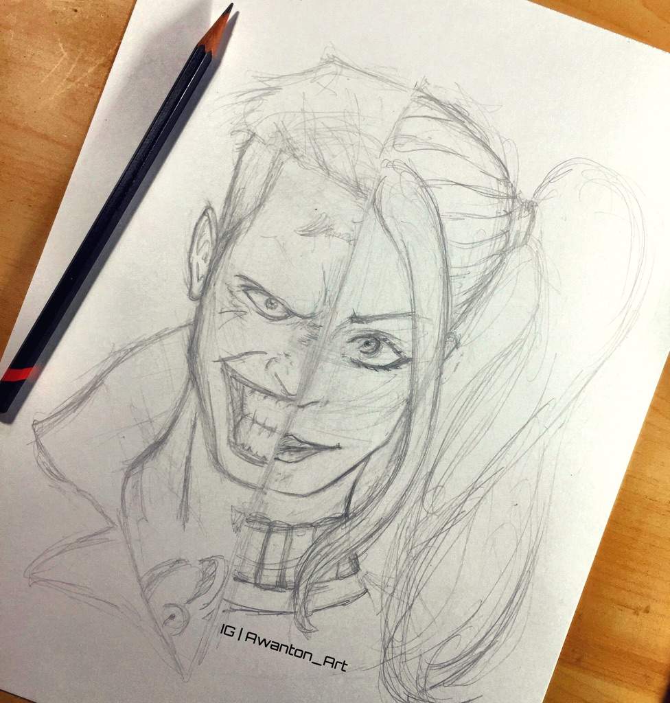 billy endres recommends The Joker And Harley Quinn Drawing
