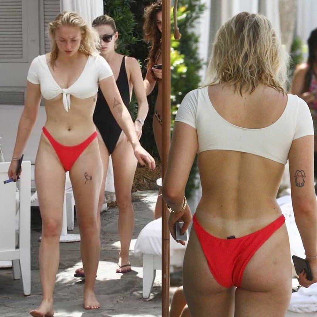 Sophie Turner In A Bikini - Sophie Turner Rocks Bikini On Miami Getaway  With Joe Jonas – Photo