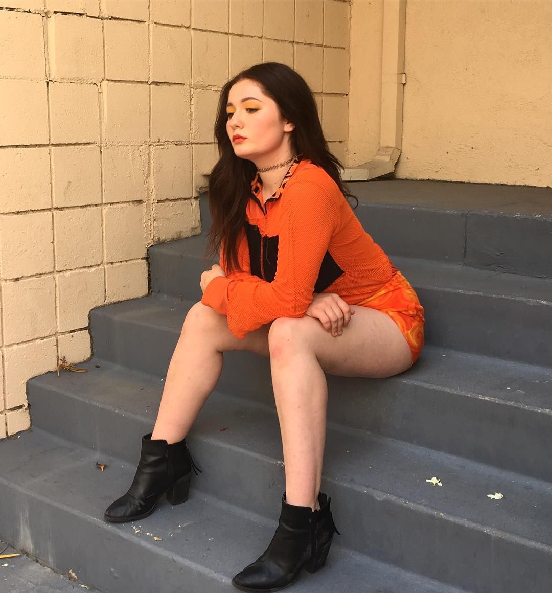 Emma Kenney Sexy thru silk