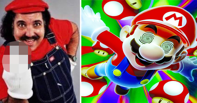 candace adam recommends ron jeremy as mario pic