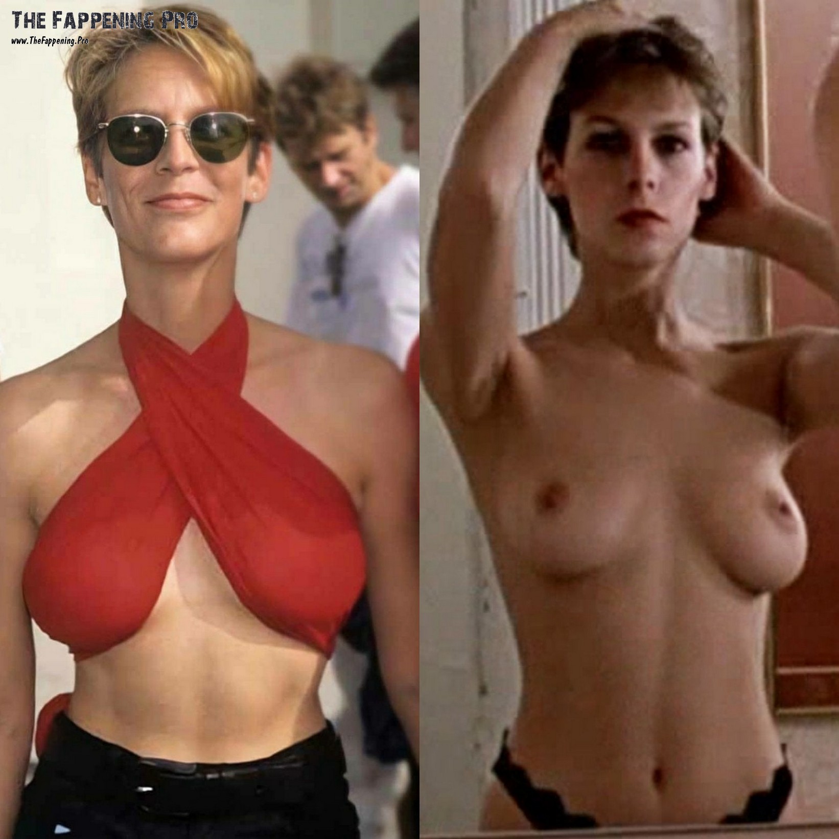 arman celik recommends jamie lee curtis nude topless see thru side boob pic