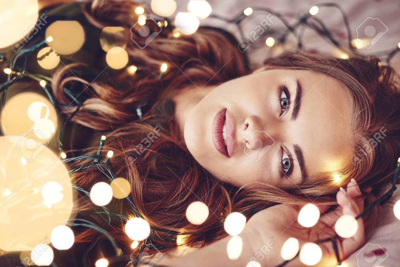 angelica ramilo recommends girl wrapped in christmas lights pic