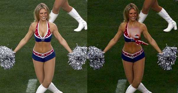 amanda foley add photo college cheerleaders wardrobe fails