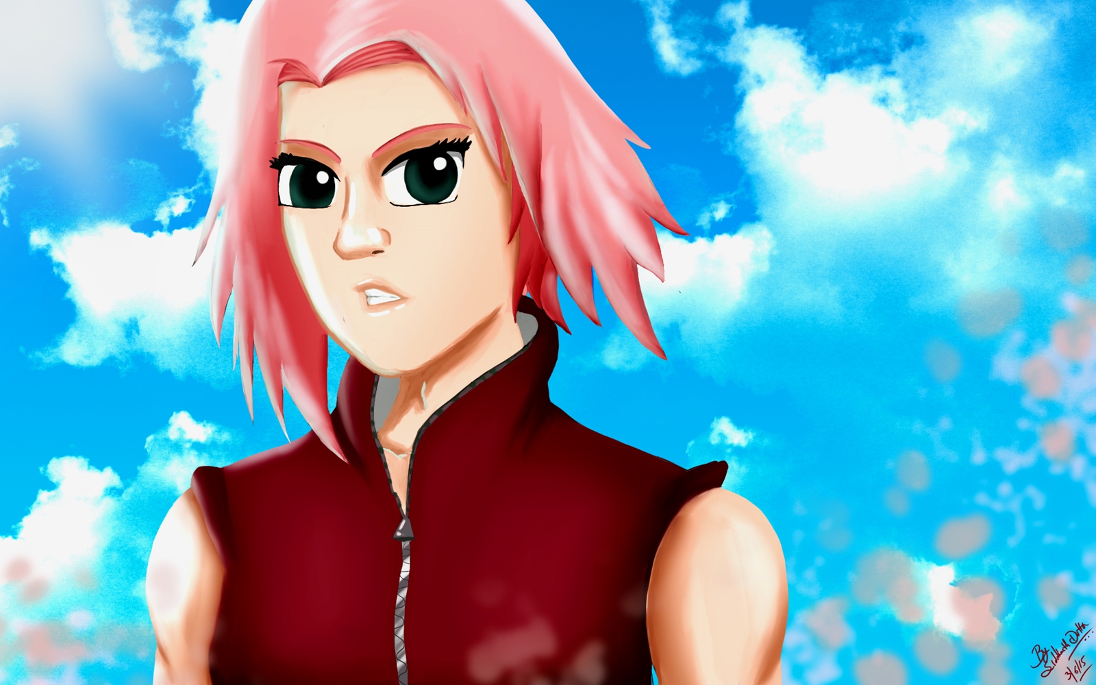 azlan hut add photo sakura naruto fan art