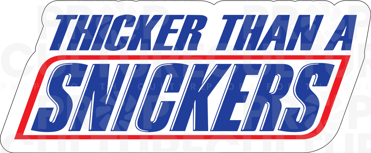 alejandro mota recommends thicker than a snicker logo pic