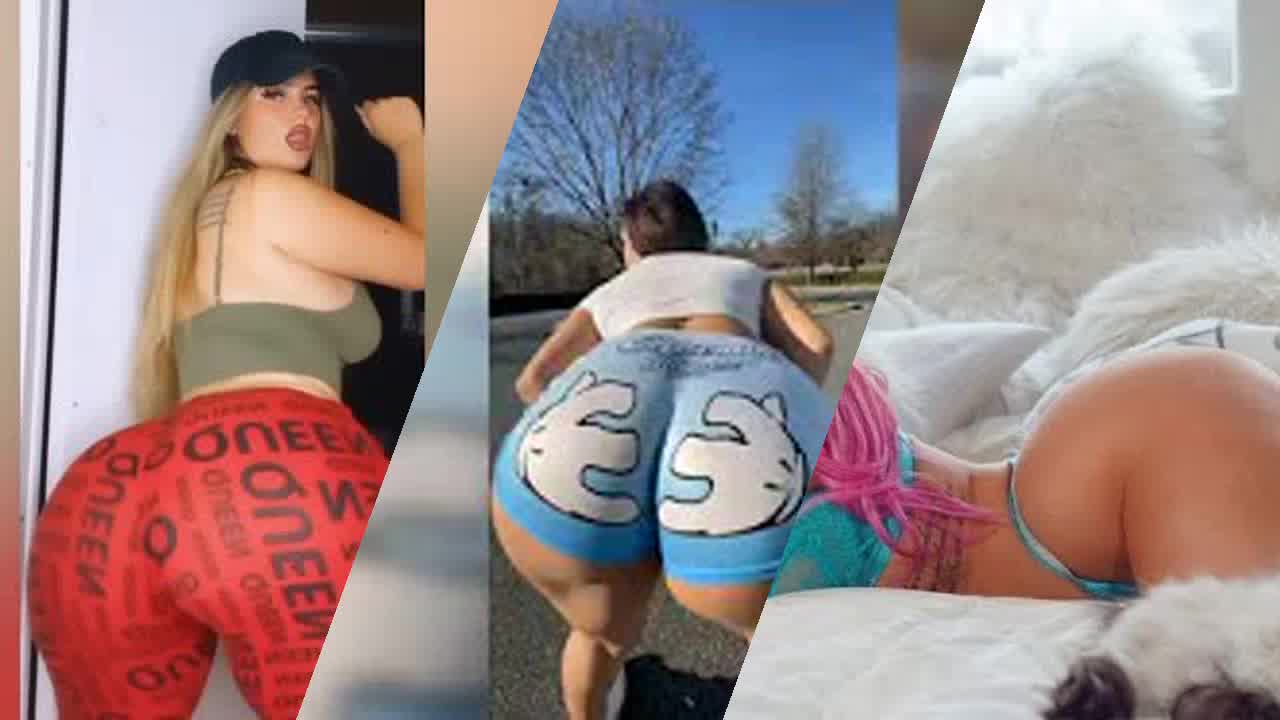 Best of Huge booty white girl