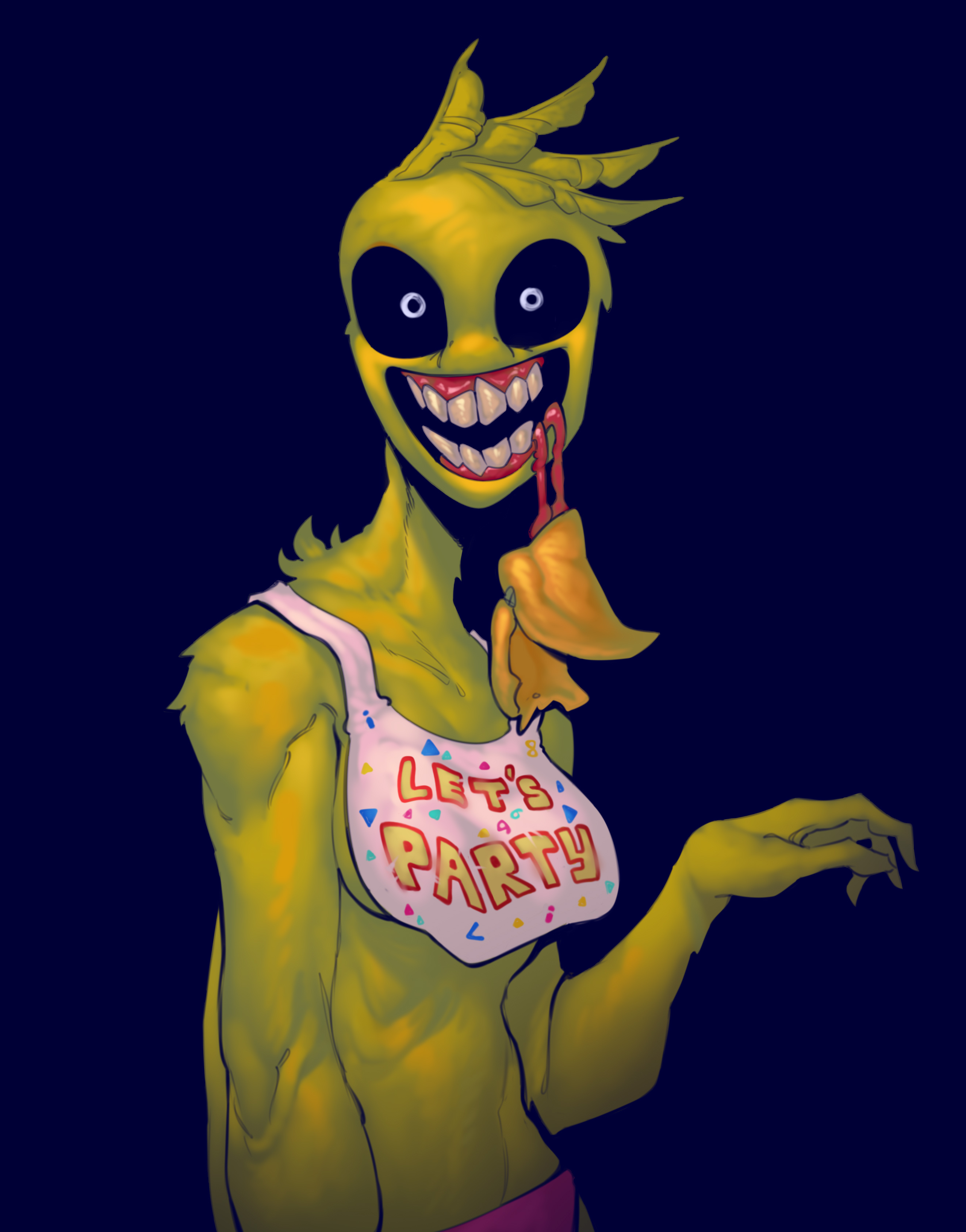 Toy Chica Fanart tattooed chicks