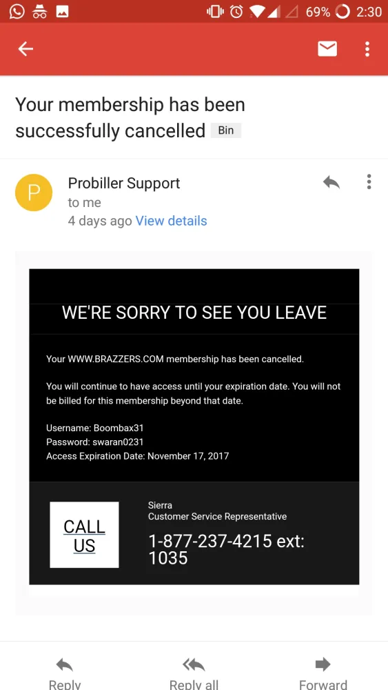 Best of Brazzers customer support