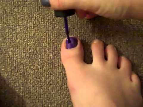 pictures of painted toe nails