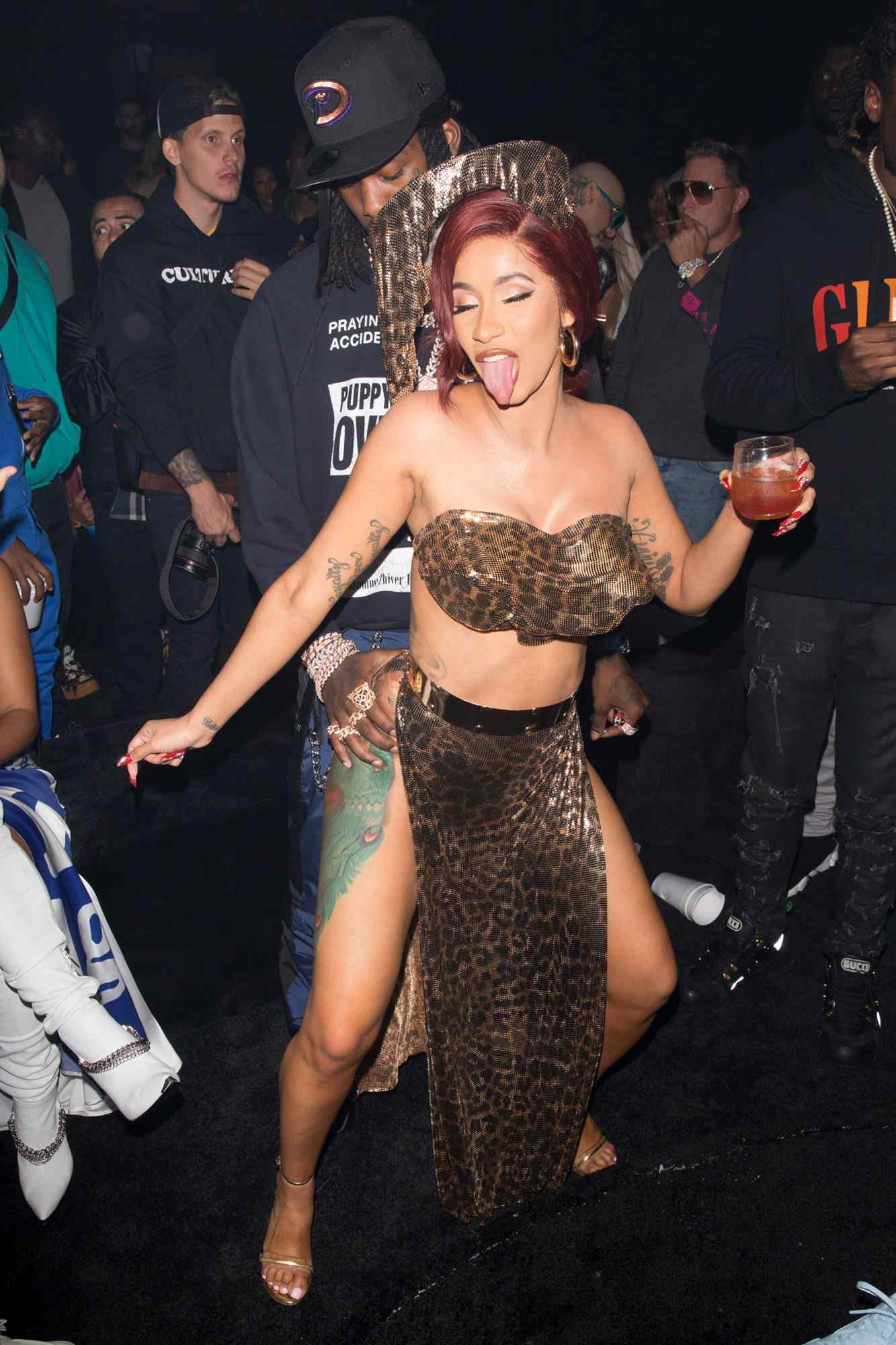 bryanna miller recommends cardi b nipple slip pic