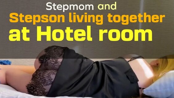 stepmom son share bed