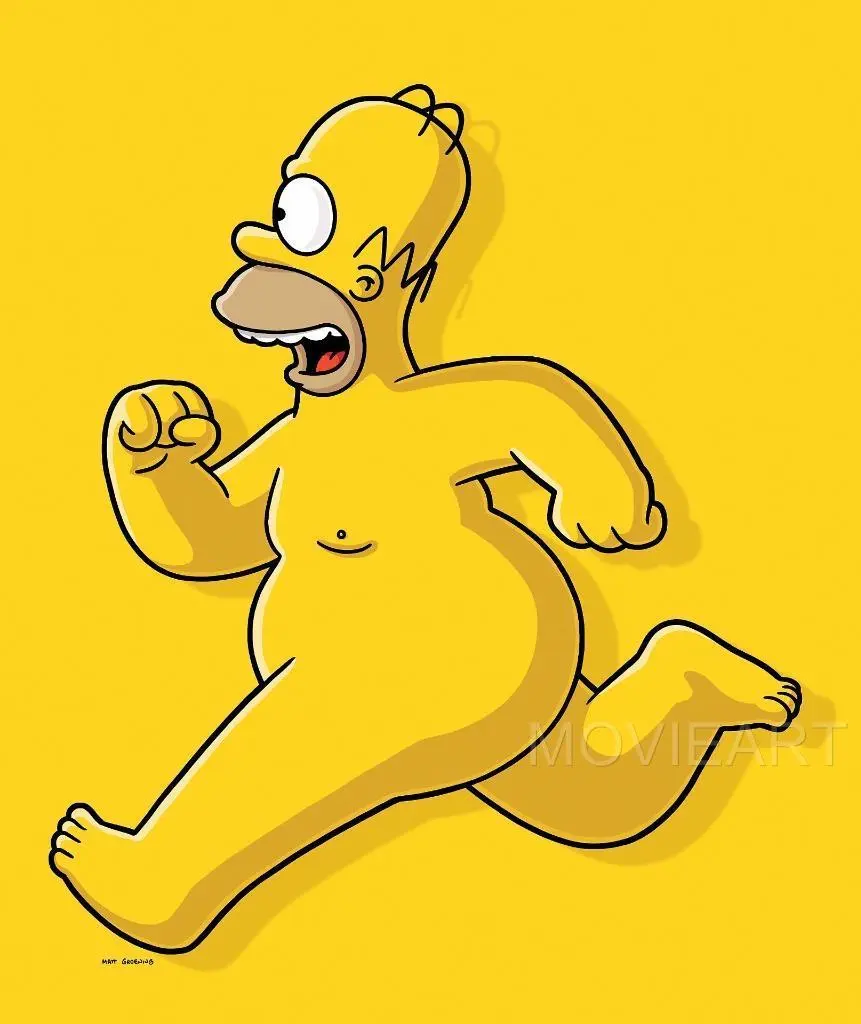 The Simpsons Naked softcore pics