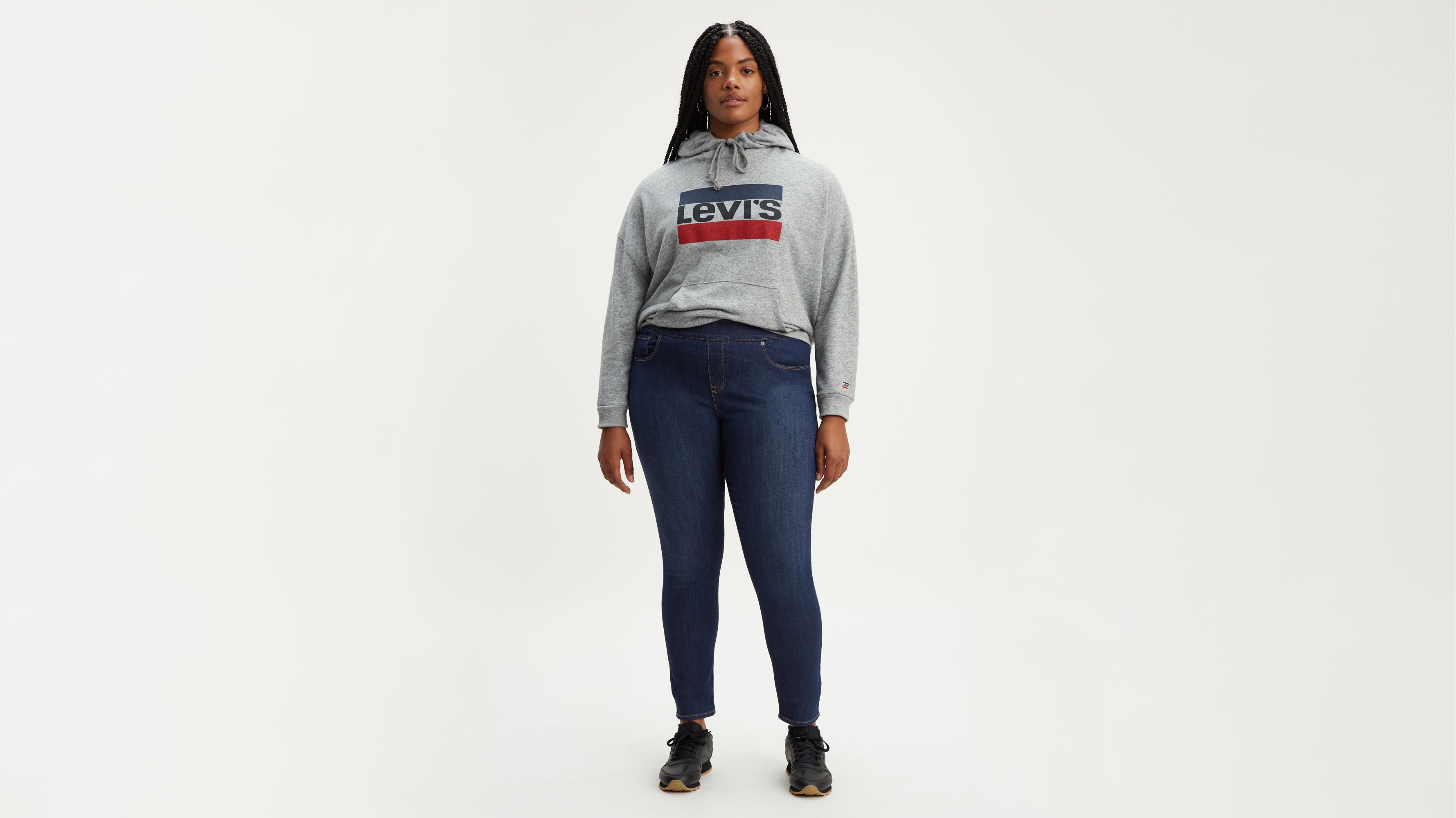 levis plus size pull on jeggings