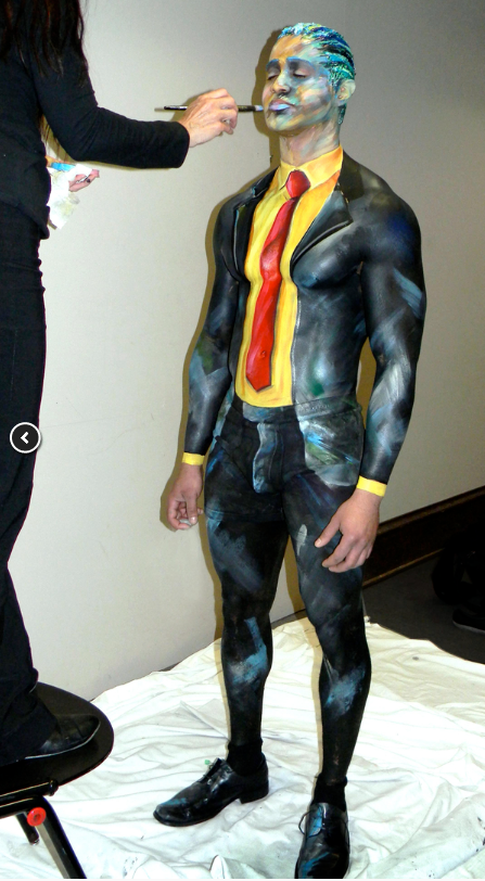 corazon espinosa recommends full body paint man pic