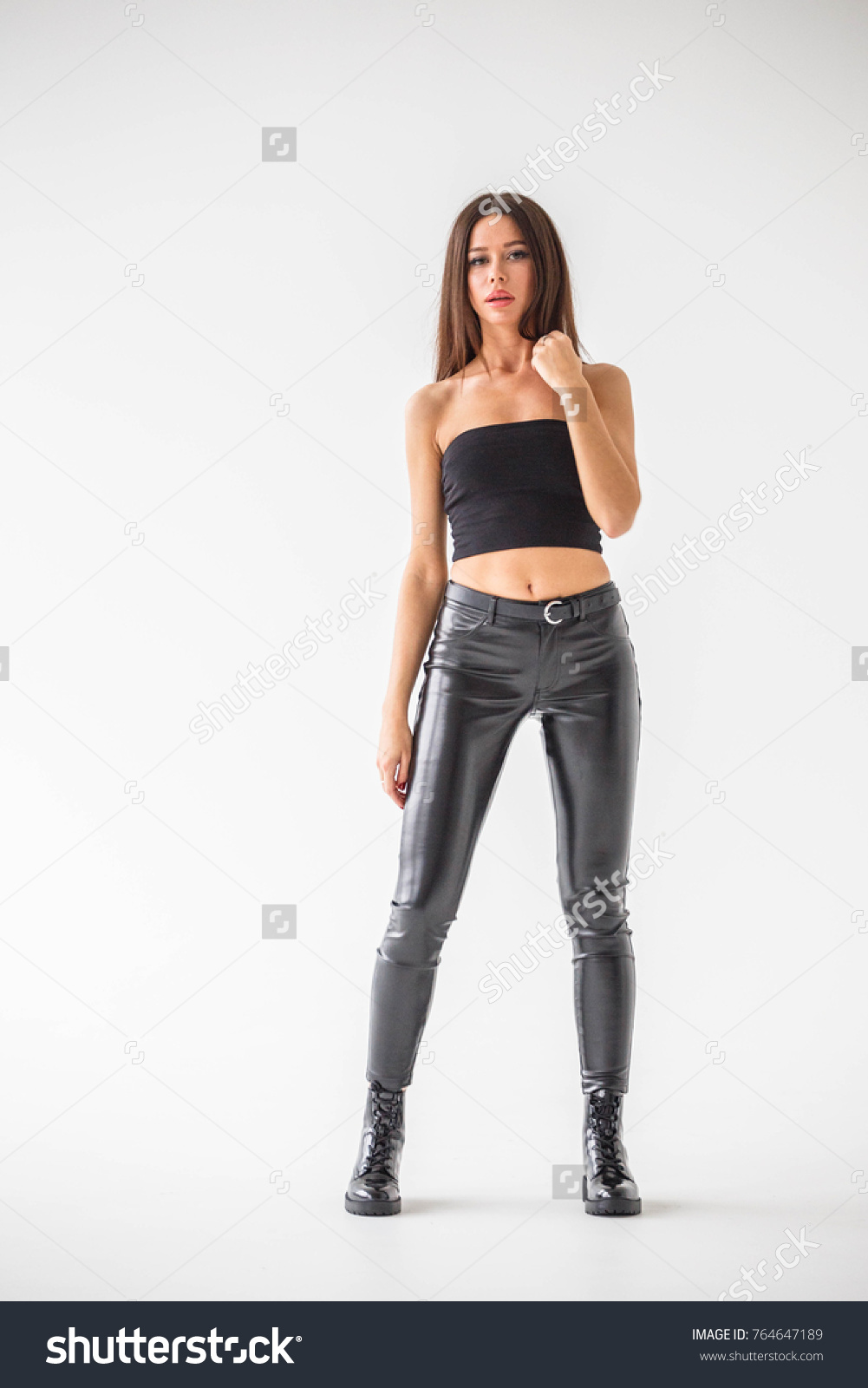 amanda markland recommends babes in leather pants pic