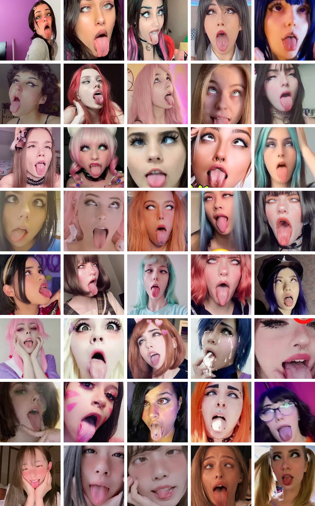 Best of Ahegao face real