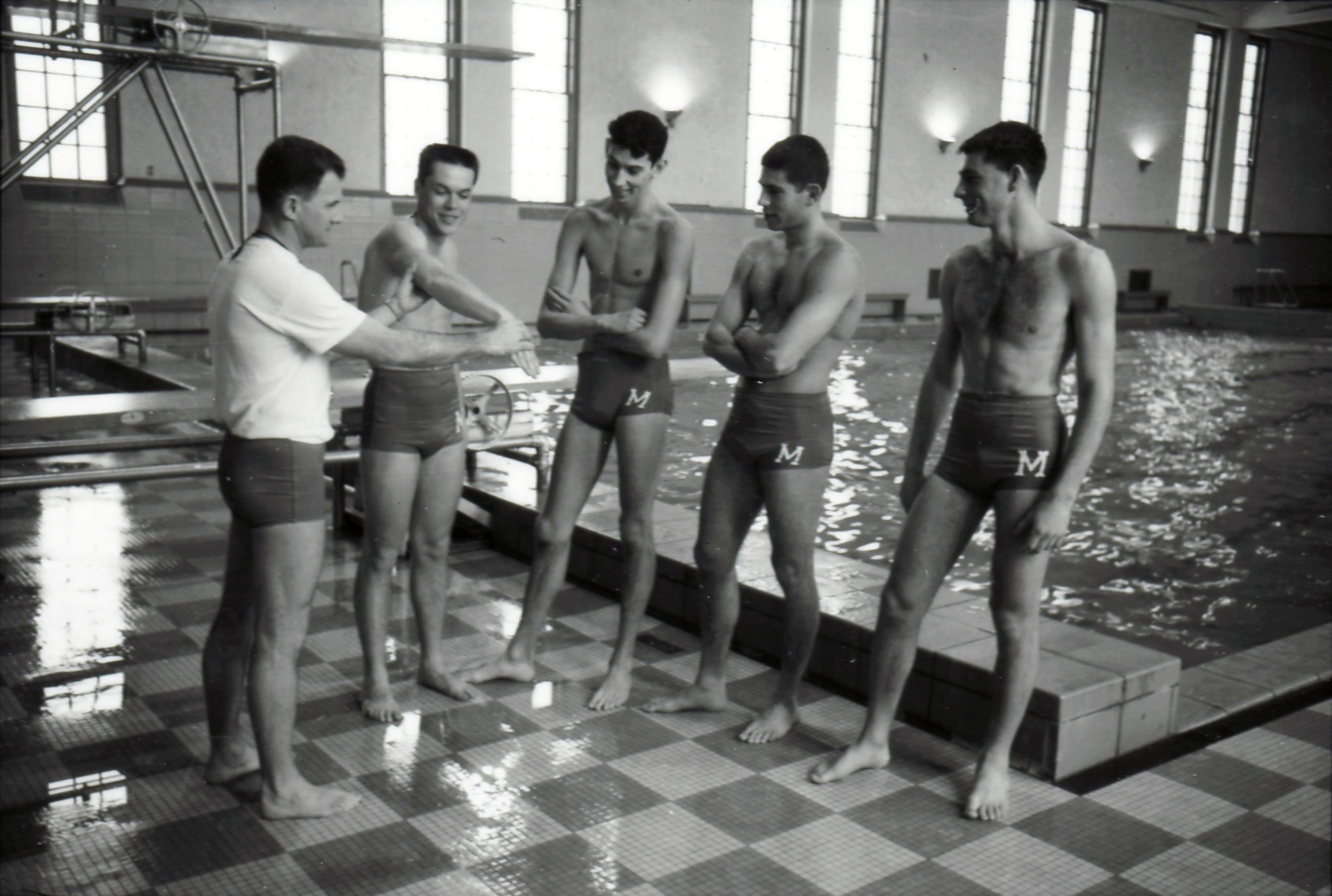 Naked Men Swim Team her sweater