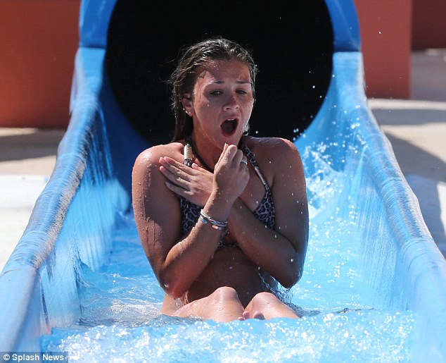 Nipple Slip At Waterpark in oxnard