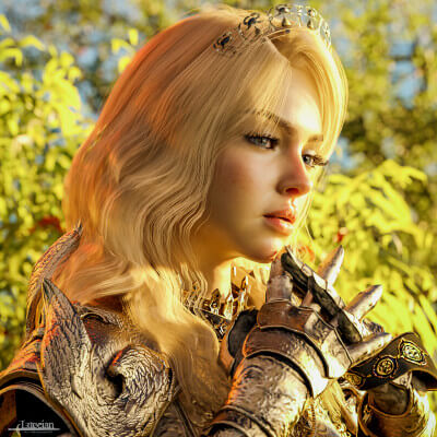 Best of Black desert online blonde hair