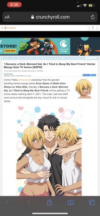 deandre cameron recommends Does Crunchyroll Have Hentai
