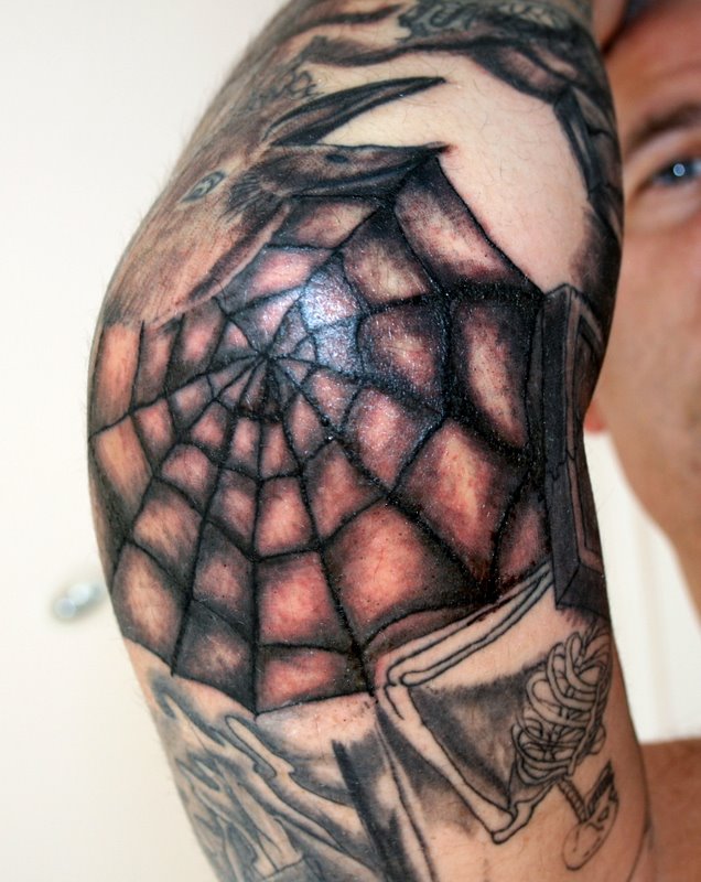 destiny mccloud recommends Spiderweb Tattoo On Elbow