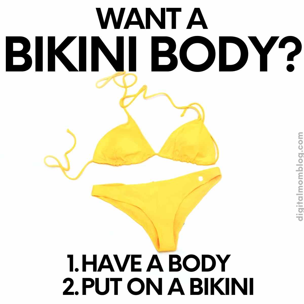 bernard barton recommends how to have a bikini body meme pic