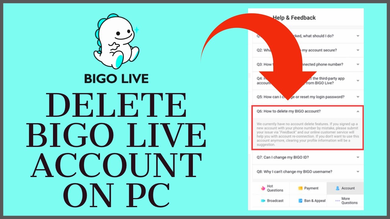 debbie bresnan recommends Delete Bigo Live Account