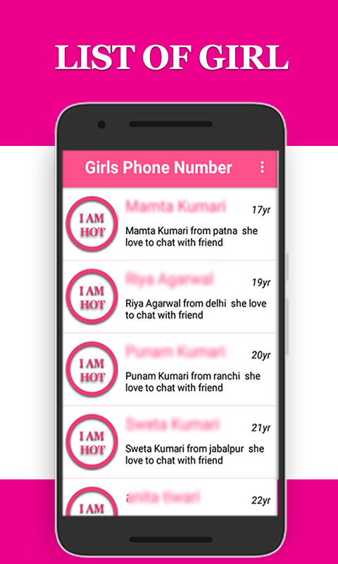 dharshini dash recommends Girls Mobile Numbers List