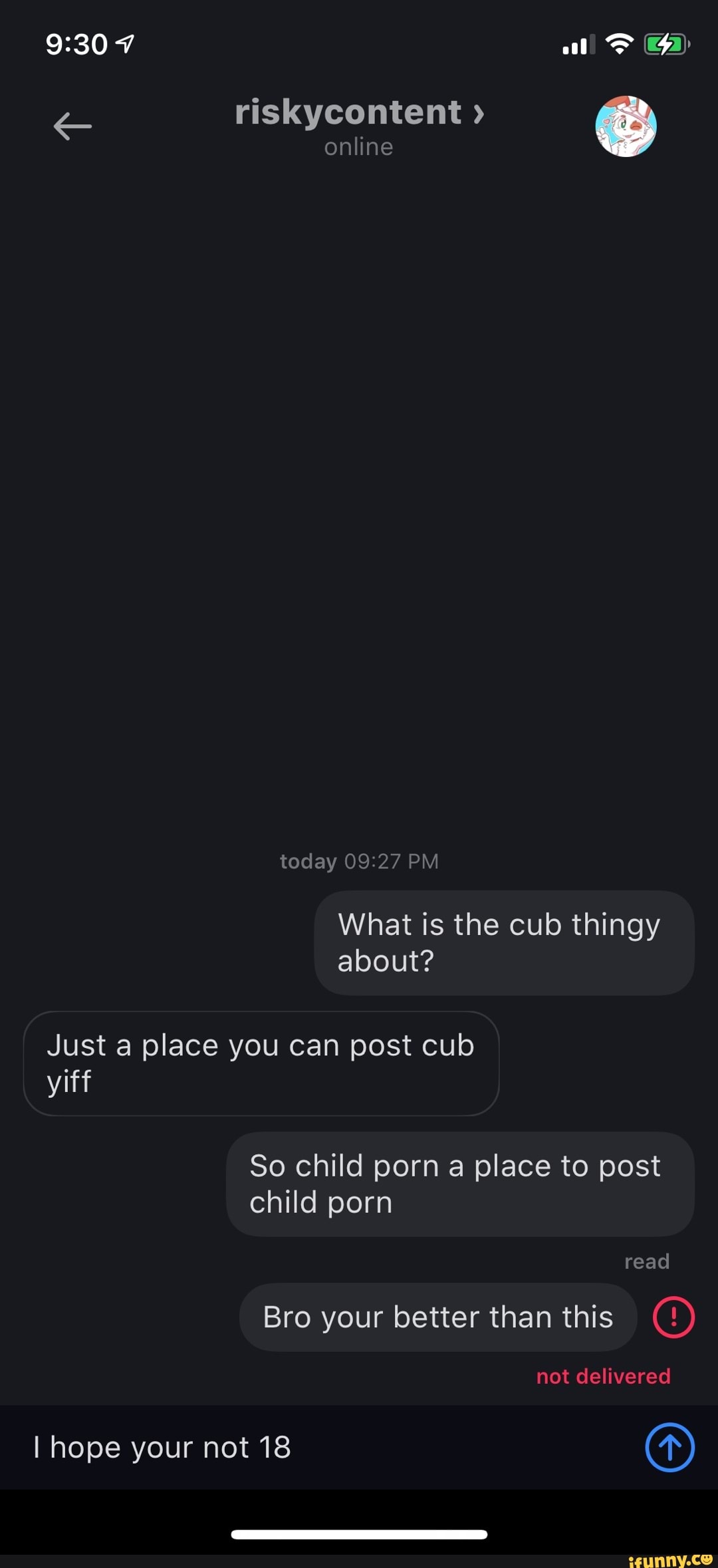 what is cub porn