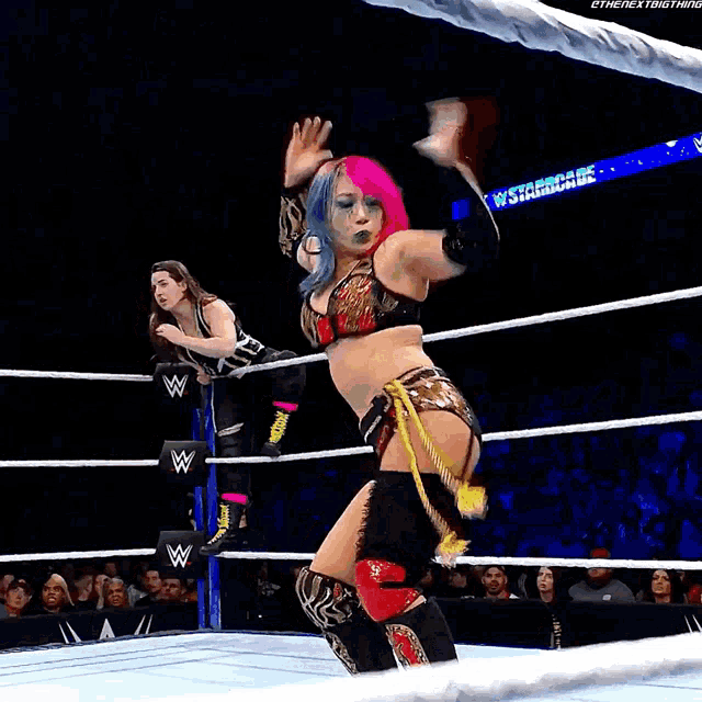 wwe asuka butt