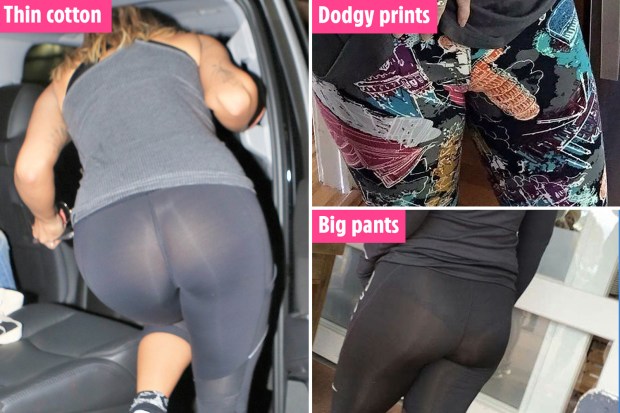 see through yoga pants in public