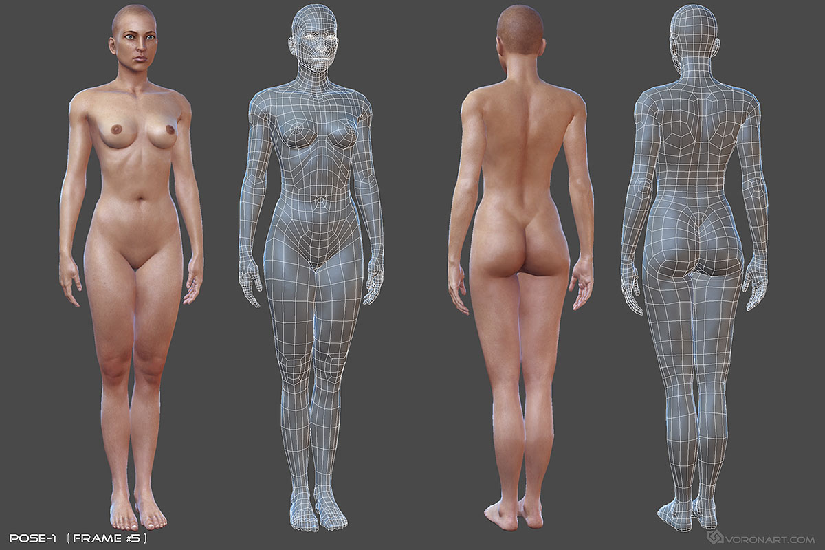 clancy thompson recommends Nude 3d Model