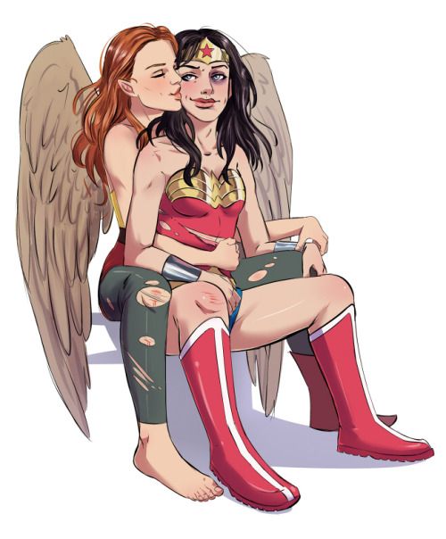 arianne mercado recommends wonder woman x hawkgirl pic