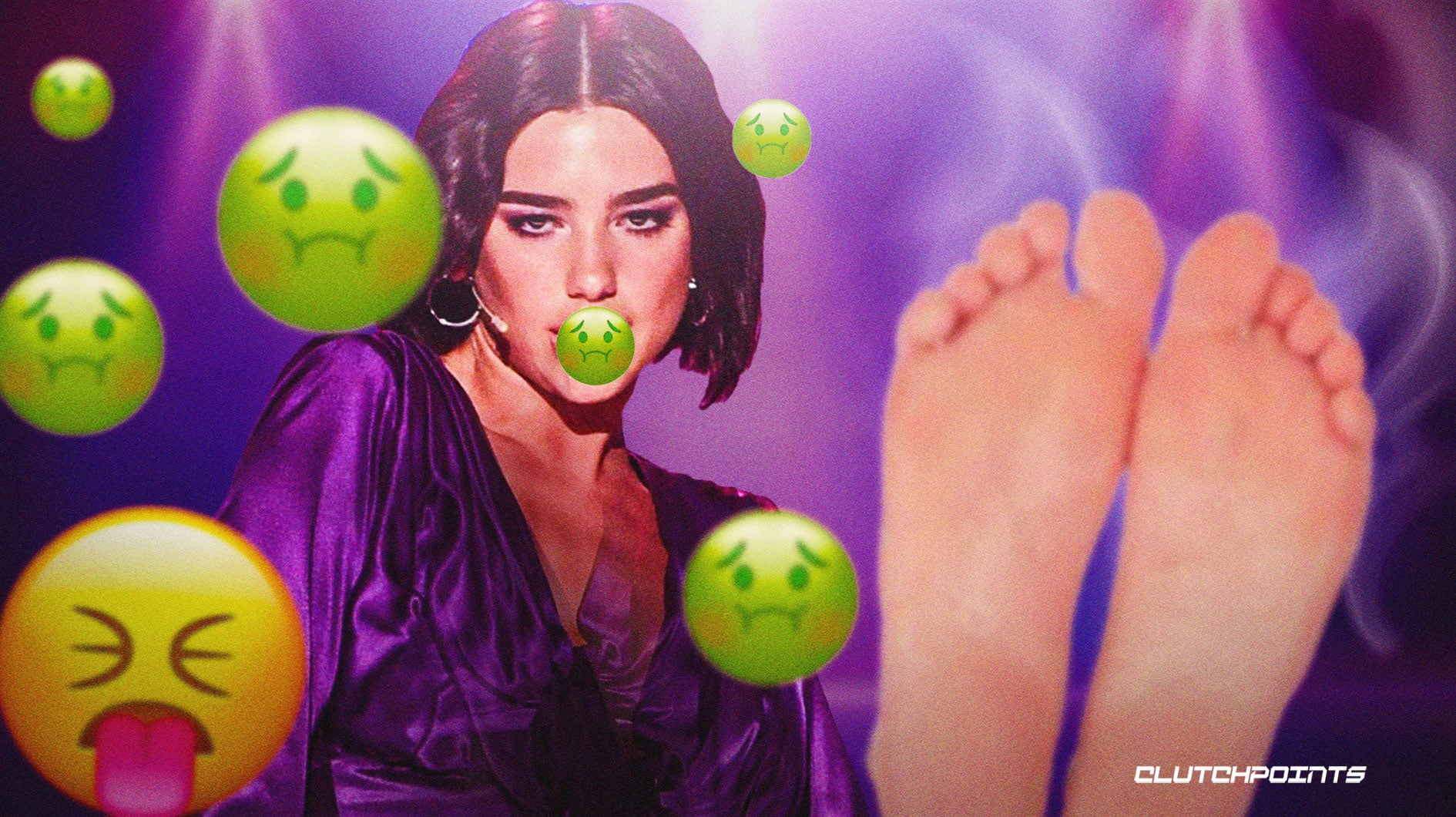 chioma mba add dua lipa feet photo