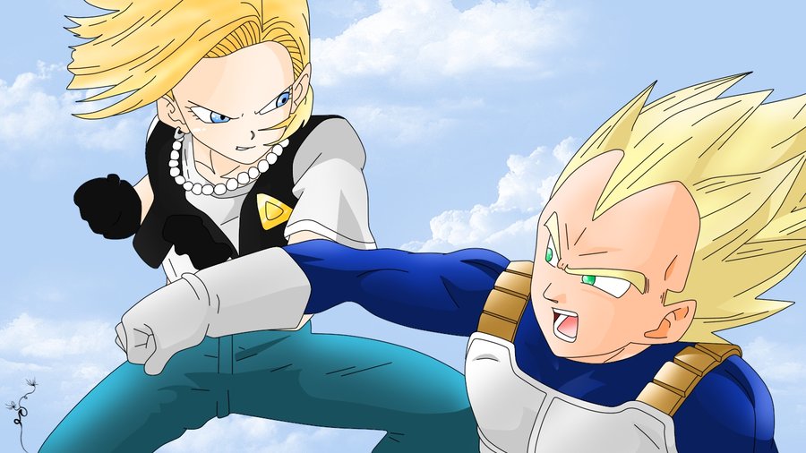 deanna chung recommends android 18 x vegeta pic