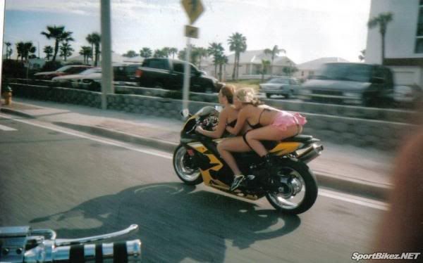 Best of Girls riding motorcycles naked