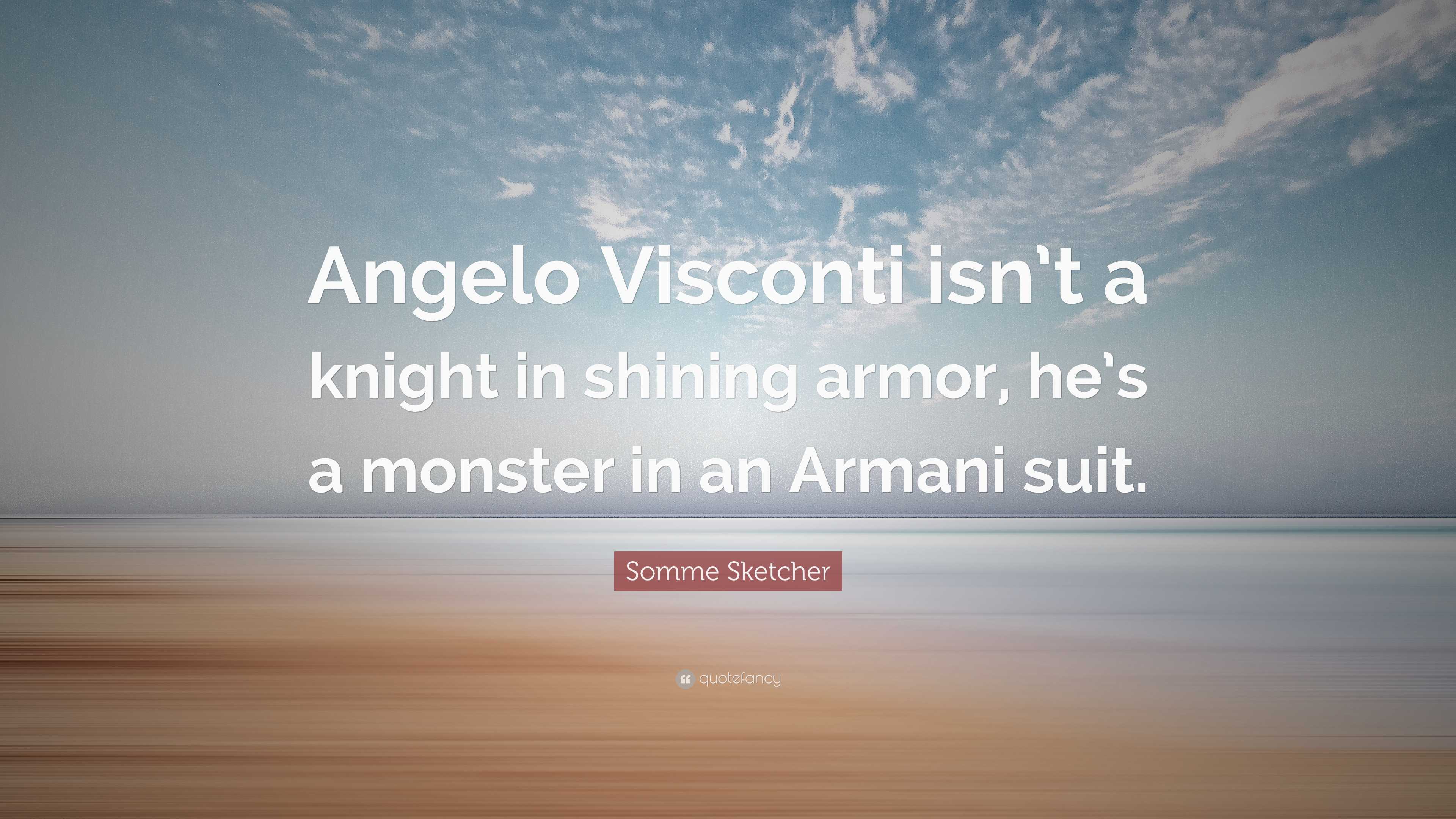 alicia mayer recommends Knight In Shining Armani