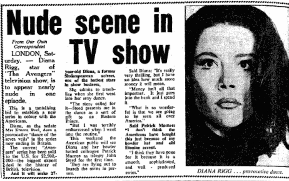 brooke arrowsmith add diana rigg nude scene photo