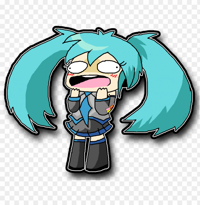 hatsune miku ahegao face