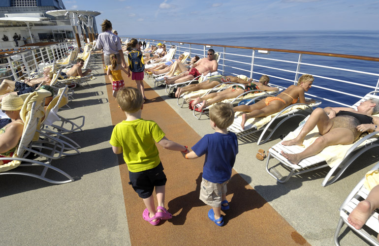 Best of Nude on cruise ship balcony